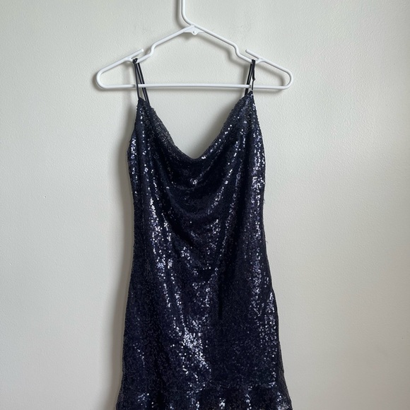 Lucy in the Sky Dresses & Skirts - Lucy in the Sky Navy Sequin Dress